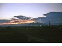 Sunset over Mount Arayat Volcano