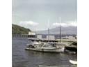 Old WWII boats in small harbor on Corregidor Island