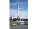 Flaming sword memorial for the defenders of Bataan found in the town of Pilar, Province of Bataan
