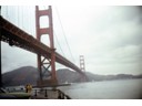 Fog clearing on the Golden Gate bridge