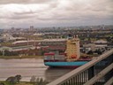 Container Ship from Westgate Bridge
