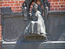 Statue of Pope John Paul II on Basilica of the Virgin Mary's