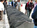 Stones represent Government members killed by Nazi's