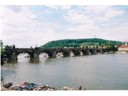 Charles Bridge from the Vltava river walk