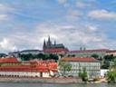 Prague Castle from the Vltava river walk