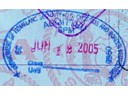U.S. Homeland Security Passport Stamp