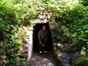 Howard exiting the Souterrain (underground passage)