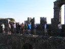Part of our group at the top Blarney Castle