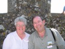 Pat & Howard at the top of Blarney Castle