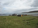 Houses along Porsangerfjord
