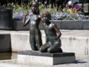 Statues of Young Girls