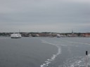 Scandlines Tycho Brahe Ferry heading back to Helsingor, Denmark