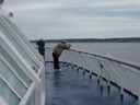 Ferry Crossing the Oresund strait between Helsingor, Denmark and Helsingborg, Sweden (Howard)