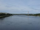 Candle Bridge over river Ounasjoki