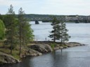 Park by river Ounasjoki