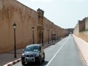 Walls of Royal Palace (golf course behind these on left)