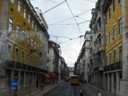 Narrow streets with Tram cables