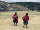 Local people, Temple of Sacsayhuaman