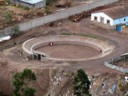 Bull fighting ring on the way to Cusco