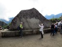 Sacred Stone in shape of sacred Mount Putukusi, Machu Picchu