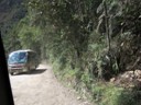 Road coming down from Machu Picchu