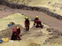 Excavation at Sillustani Ruins
