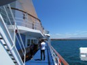 Leaving Baltra Harbor