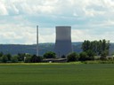 Nuclear plant along the Rhine river
