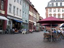 Sidewalk cafes, Heidelberg
