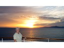 Sunset on board the Celestyal Olympia, Mykonos (Pat)