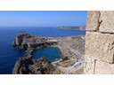 St Pauls Bay from the Acropolis, Lindos, Rhodes