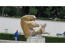 Trocadero Gardens, Hores and Dog Statues