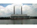 Porcheville Thermal Power Plant along the Seine river