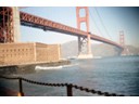 Fort Point at the south end of the Golden Gate bridge was built in 1853–1861 to protect San Francisco from attack by sea
