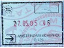 Passport Entry Stamp for the Netherlands