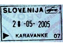 Passport Entry Stamp for Slovenia