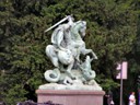 St. George the Dragon Slayer statue