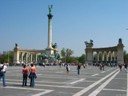 Heroes Square (semicircle colonnade of Hungarian kings and heroes)