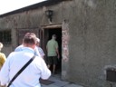 Entering Crematory I in Auschwitz I