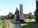 Statue of St. Francis at Quin Abbey
