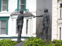 Hands Across the Divide statues