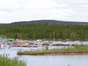 Lake Inari docks