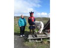 Pat with Sami (Lapp) reindeer herder