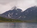 Mountains between Skjervoy and Tromso