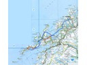 Blue is Hurtigruten Cruise ship route, Red is Vesteralen and Lofoten Islands excursion routes
