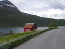 Boat house along Fjord