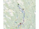 Route from Lillehammer to Oslo