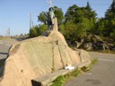 Hans H. Krag Statue at Kragstotten view point