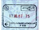 Iceland passport stamp