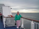 Ferry Crossing the Oresund strait between Helsingor, Denmark and Helsingborg, Sweden (Pat)